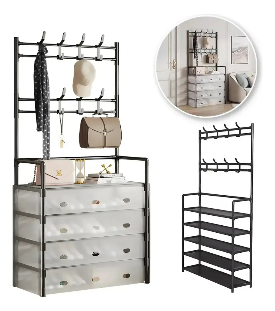 ZAPATERO PERCHERO ORGANIZADOR ACRILICO