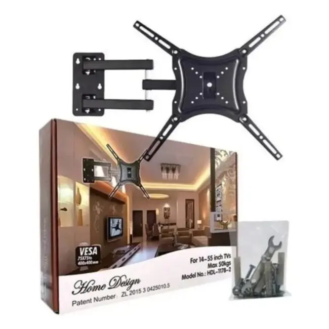 SOPORTE PARA TELEVIDOR CAJA CAFÉ