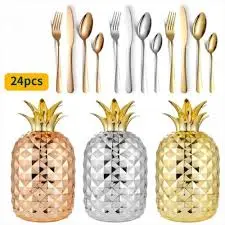 SET DE CUBIERTOS PIÑA