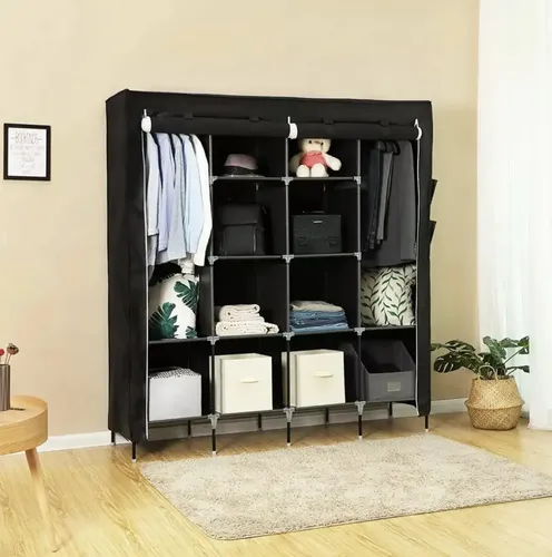 CLOSET CON TELA 4 MODULOS