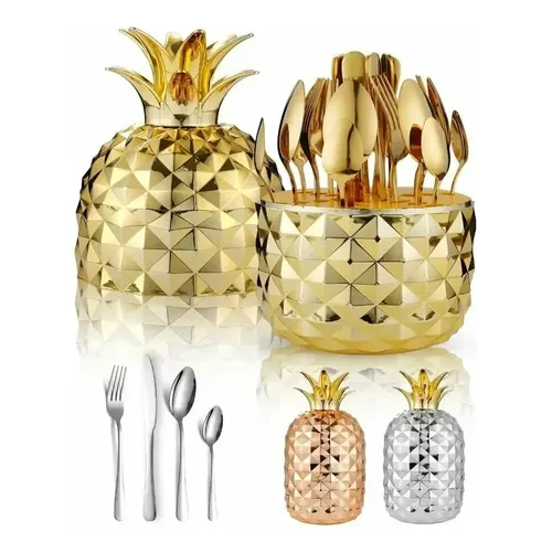 SET DE CUBIERTOS PIÑA
