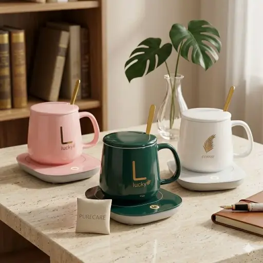 [JAM25910-17] BASE CALENTADORA DE TAZAS DE CAFE SET POCILLO