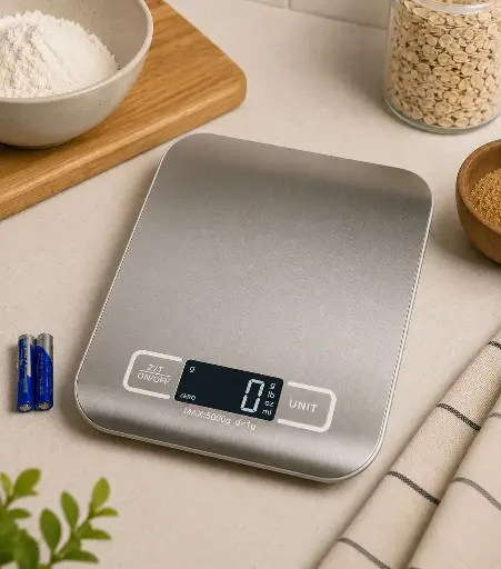 [ST-35] GRAMERA DE COCINA PLATEADA