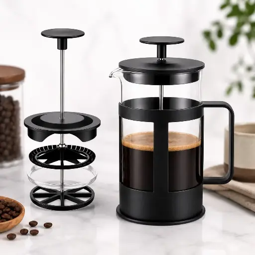 [ST-142] CAFETERA PRENSA 600ML